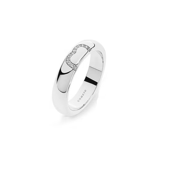Ring OirJewels Woman in White Gold Diamante 0.1 Ct ANOR-19 - ANOR-19